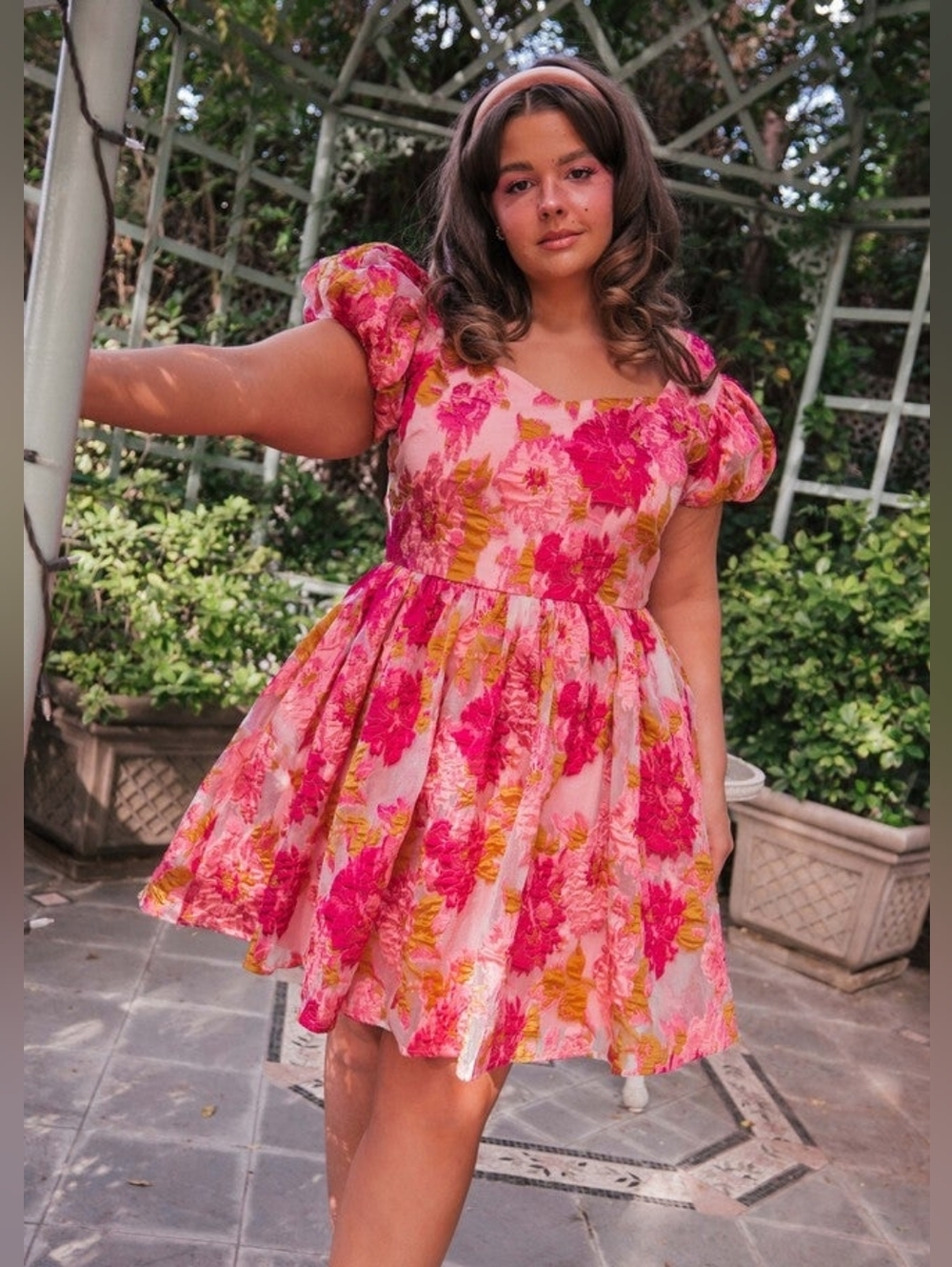 NWT Jessakae Amara Dress Size XL Pink Floral